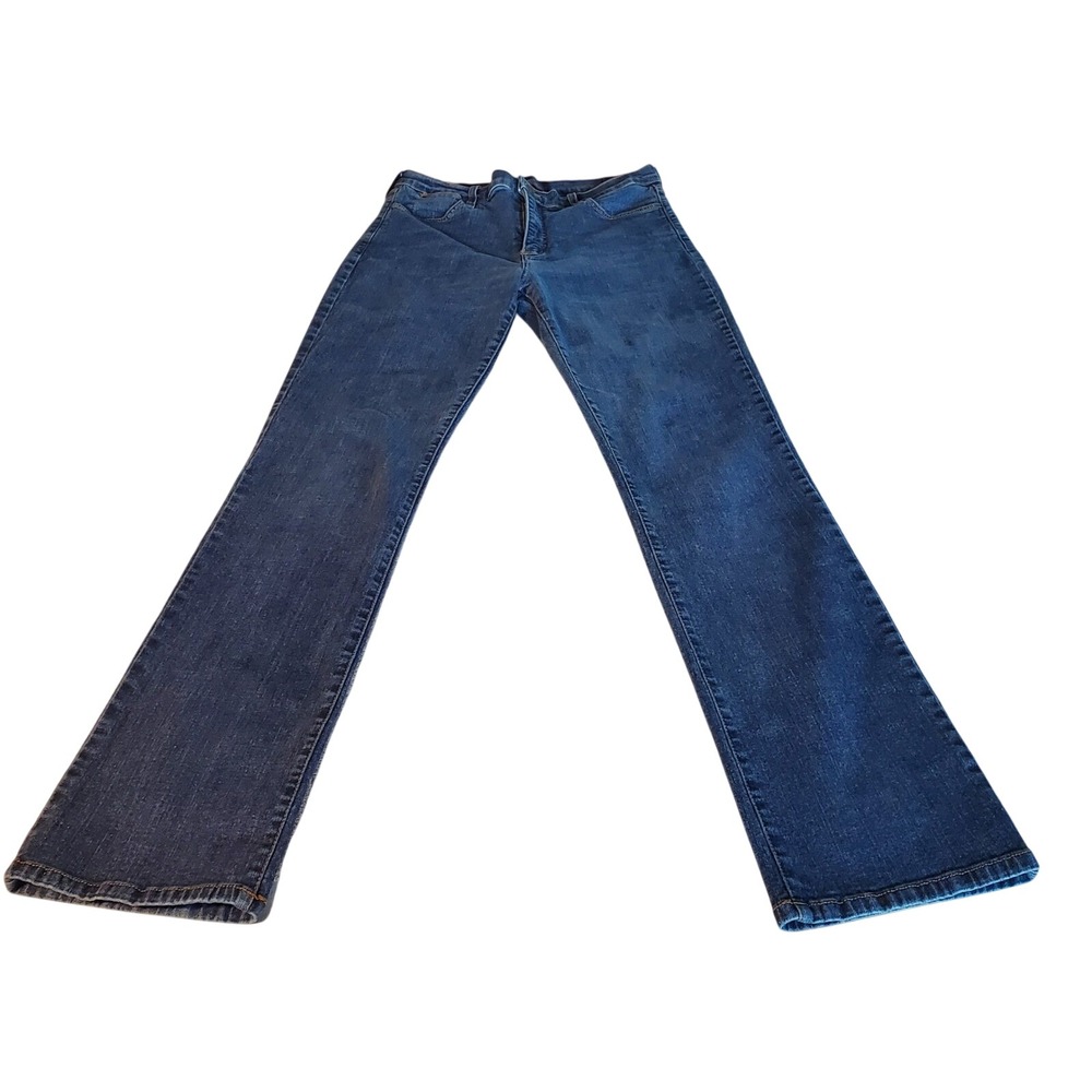 NYDJ Not Your Daughter's Jeans Marilyn Straight Leg Medium Wash Blue Size 10